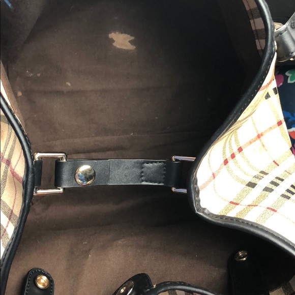 BURBERRY CLASSIC CHECK CANTERBURY HAYMARKET TOTE - Picture 8 of 8